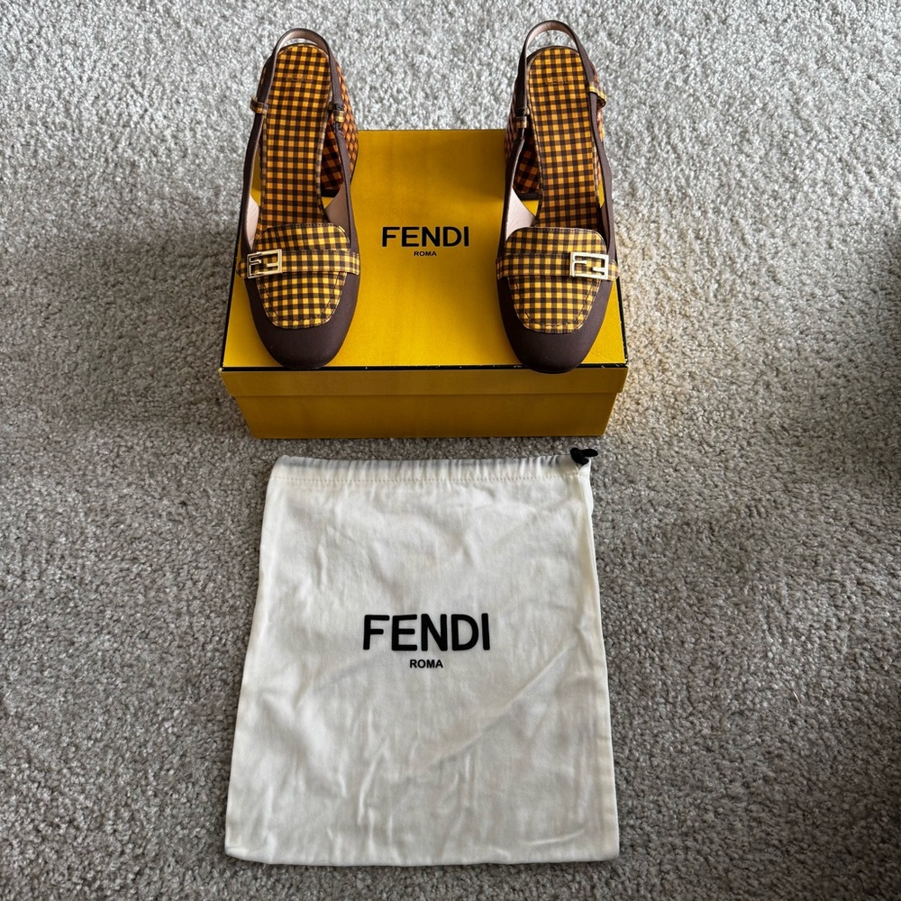 Fendi Heels - Practically New with Box & Dust Bag